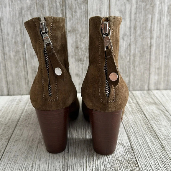 Rag & Bone Women's Olive green Classic Newbury Booties - Picture 4 of 9